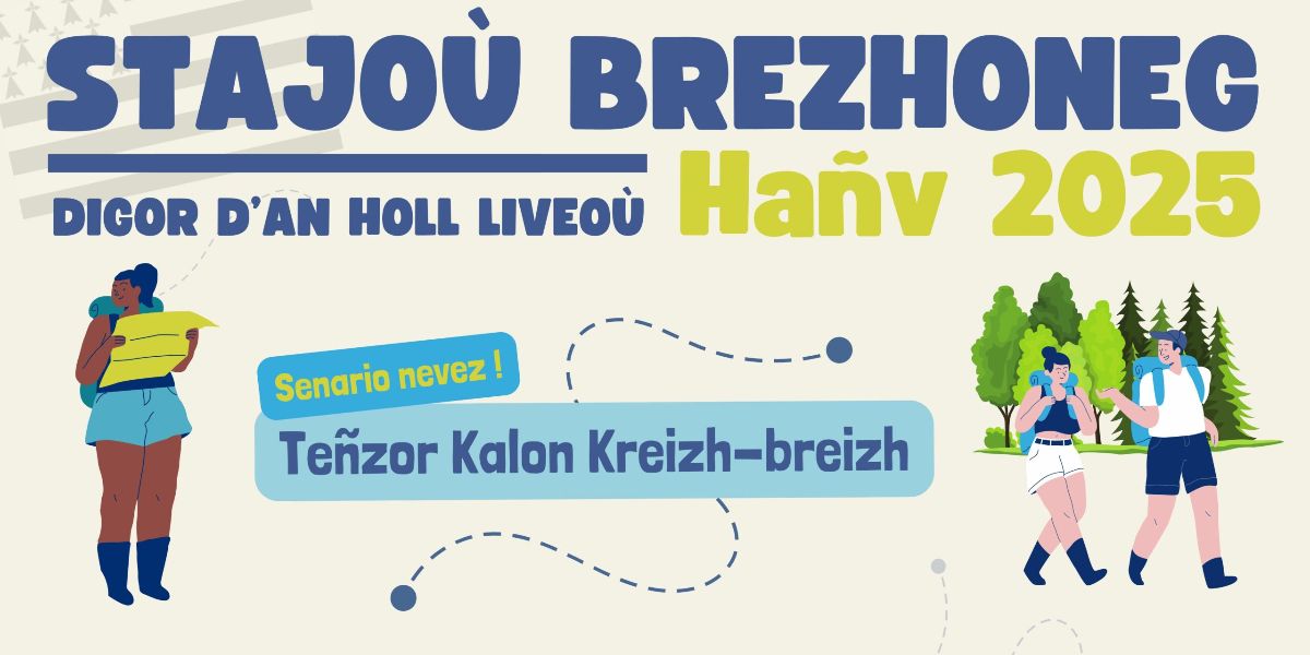 Affiche de Stage de breton - Staj brezhoneg