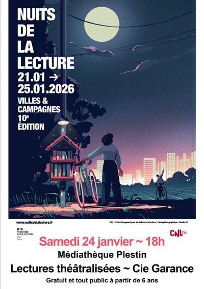 Affiche de Nuits de la lecture