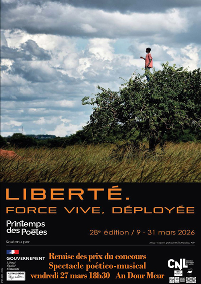 Affiche de Printemps des Poètes 2026